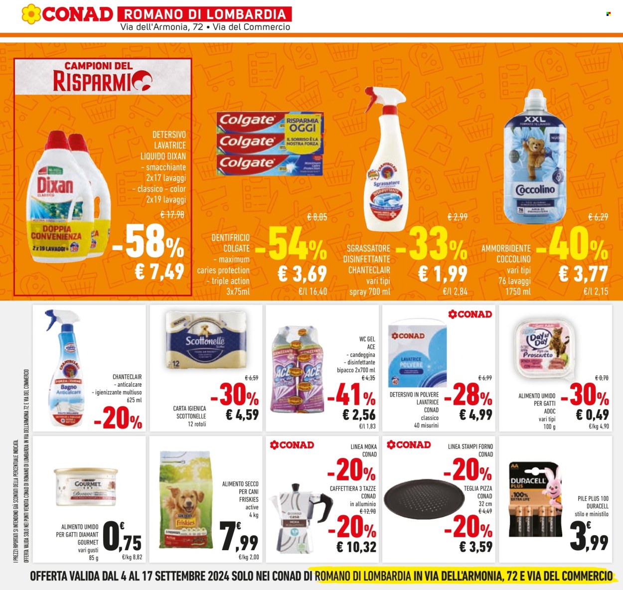Leták Conad - 4.9.2024 - 17.9.2024. Strana 14