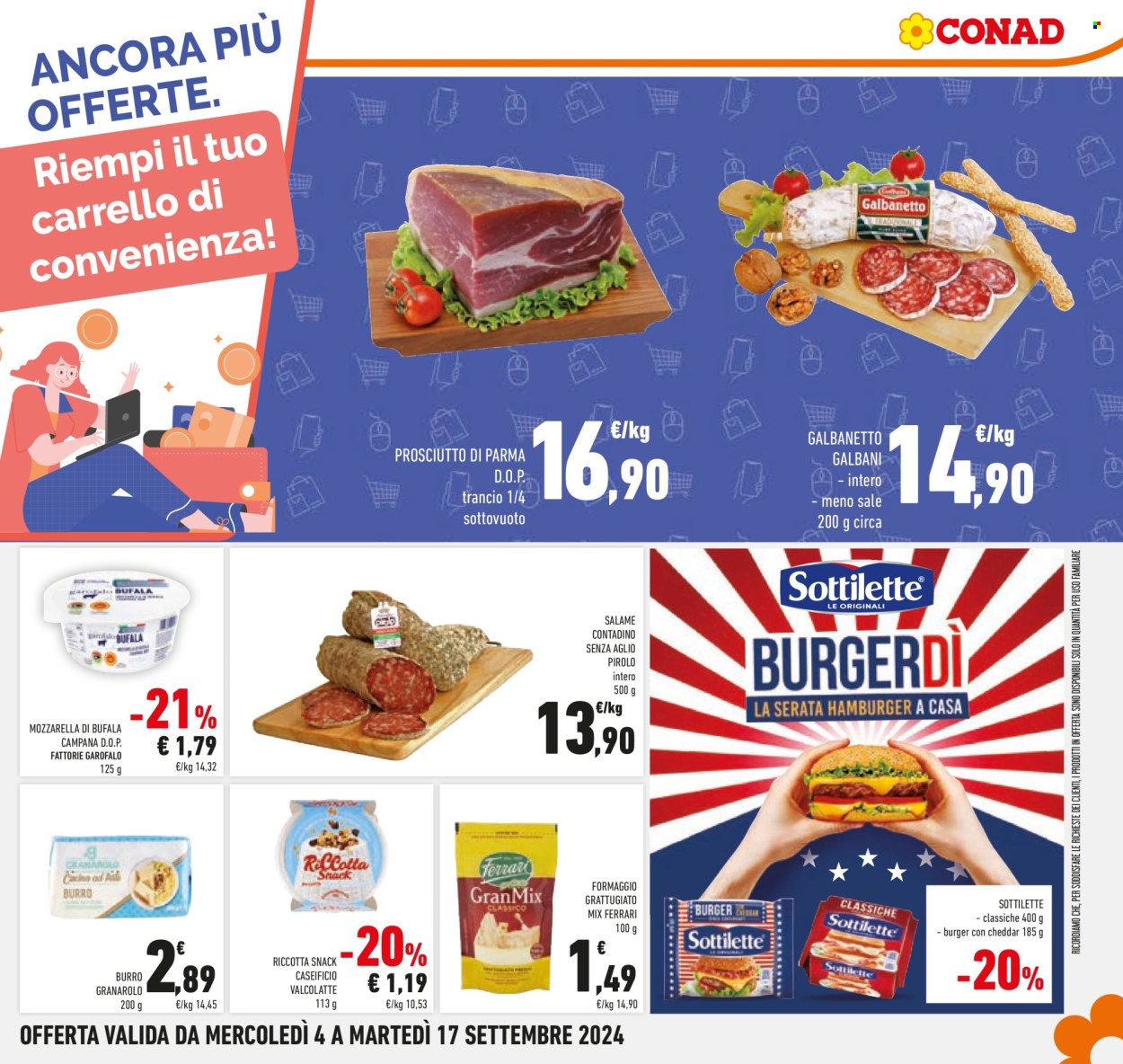 Leták Conad - 4.9.2024 - 17.9.2024. Strana 15