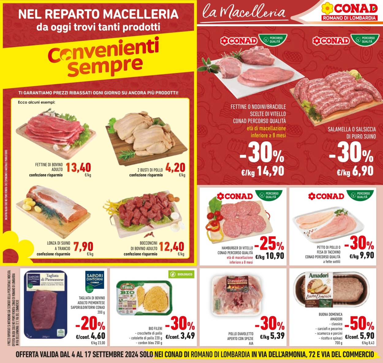 Leták Conad - 4.9.2024 - 17.9.2024. Strana 24