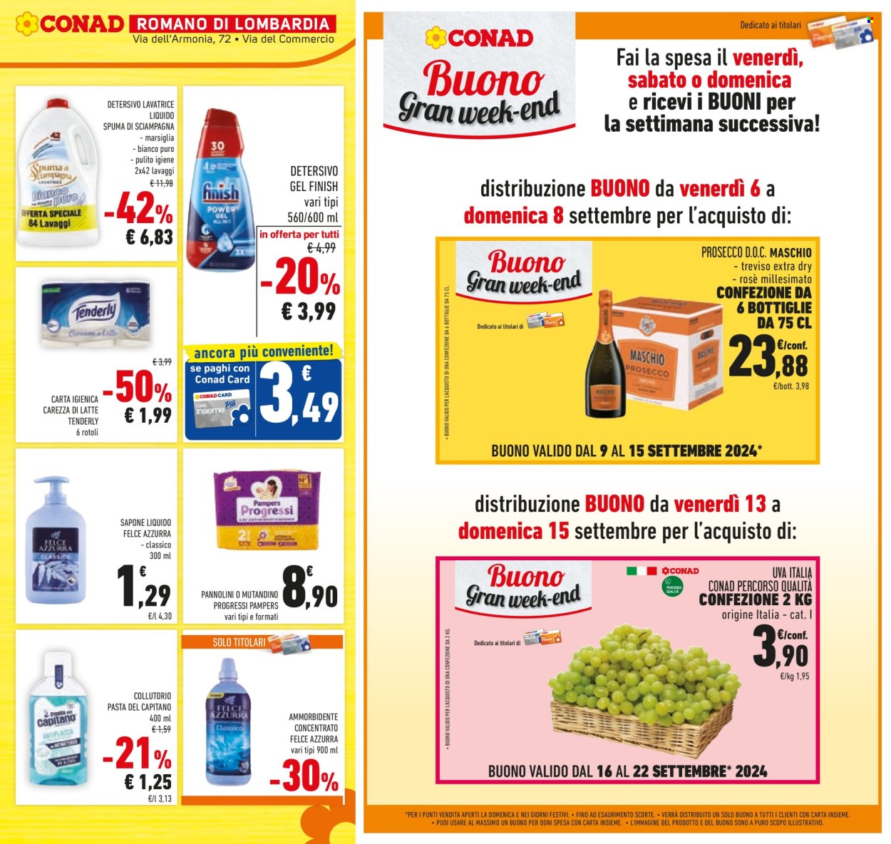 Leták Conad - 4.9.2024 - 17.9.2024. Strana 39