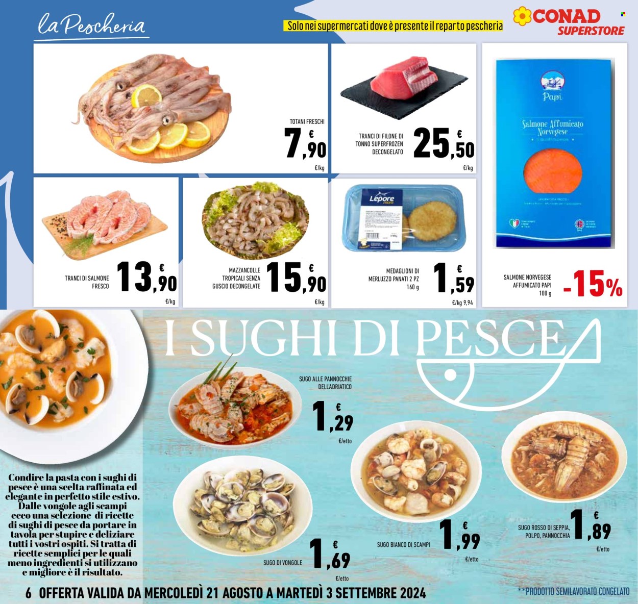 Volantino Conad Superstore - 26/8/2024 - 4/9/2024. Pagina 6