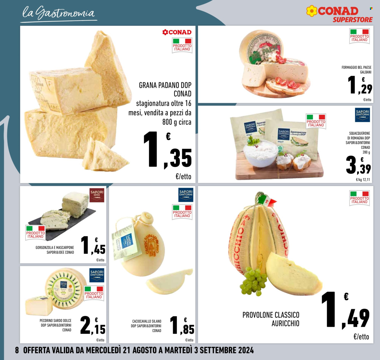 Volantino Conad Superstore - 26/8/2024 - 4/9/2024. Pagina 8