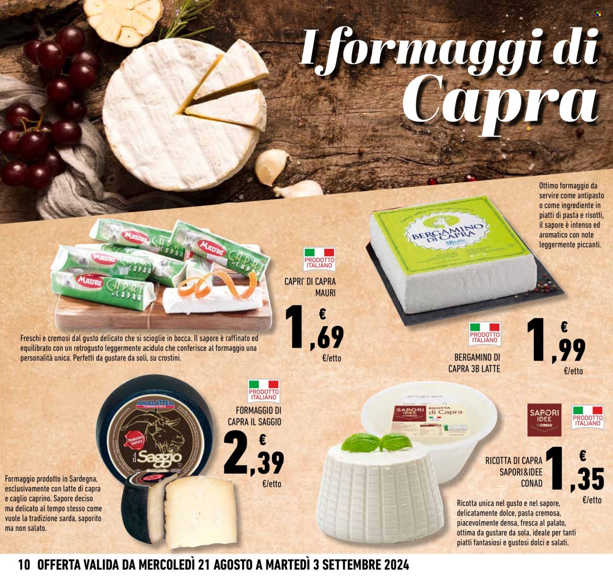 Volantino Conad Superstore - 26/8/2024 - 4/9/2024. Pagina 10