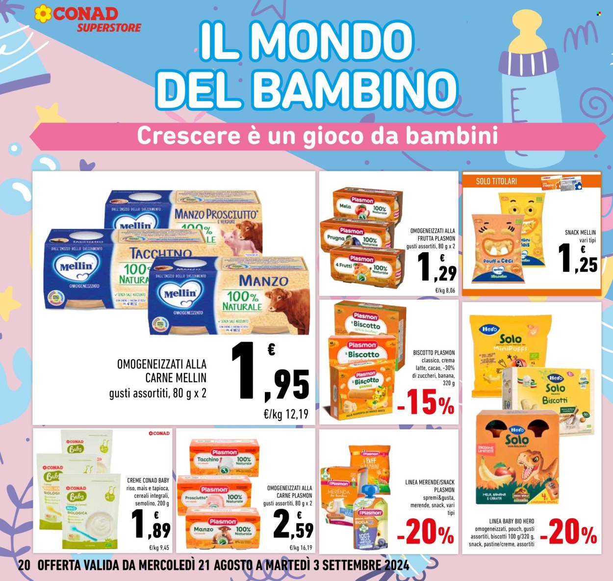 Volantino Conad Superstore - 26/8/2024 - 4/9/2024. Pagina 20