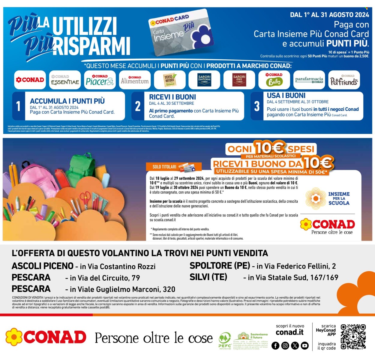 Volantino Conad Superstore - 26/8/2024 - 4/9/2024. Pagina 32