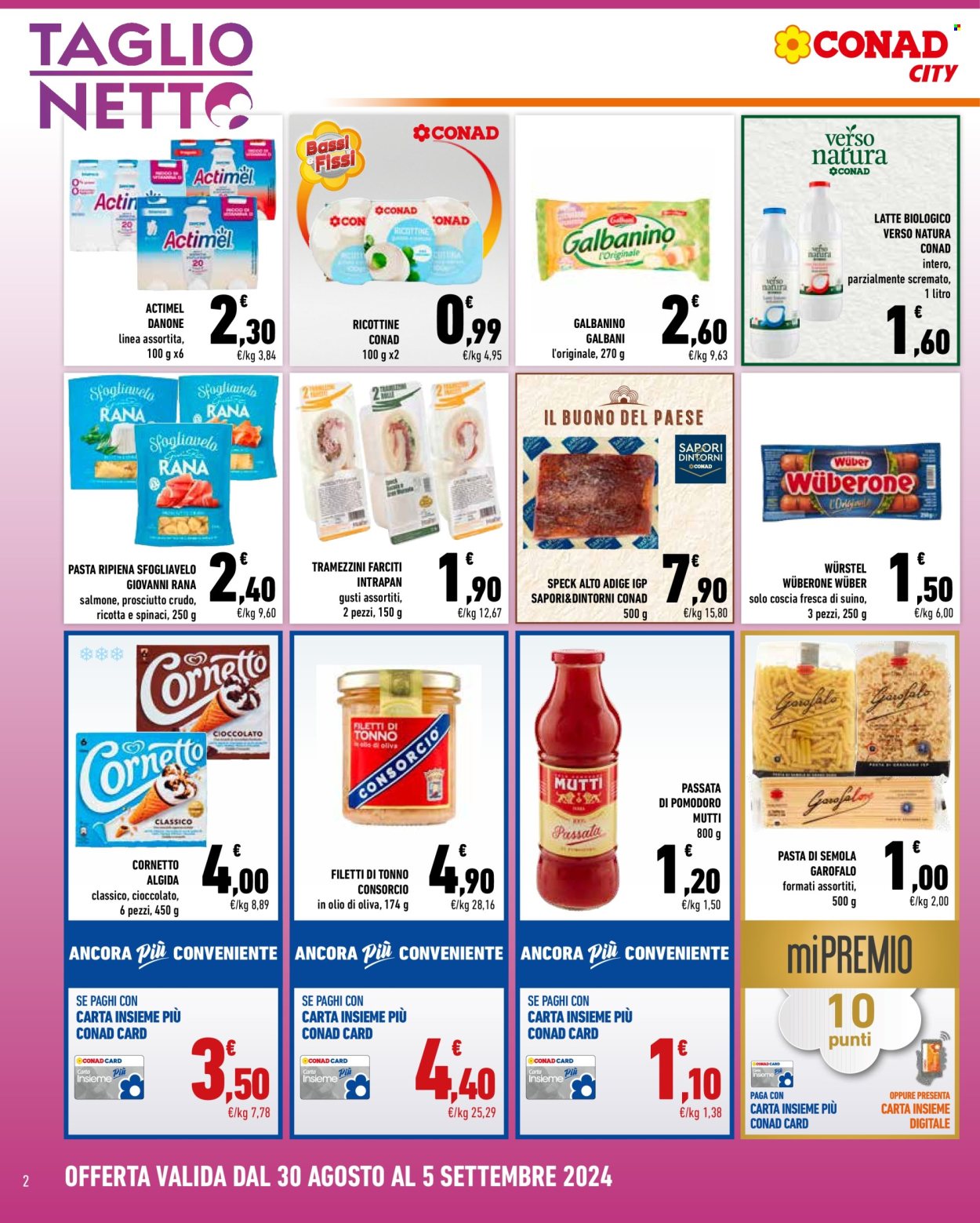 Volantino Conad City - 30/8/2024 - 5/9/2024. Pagina 2