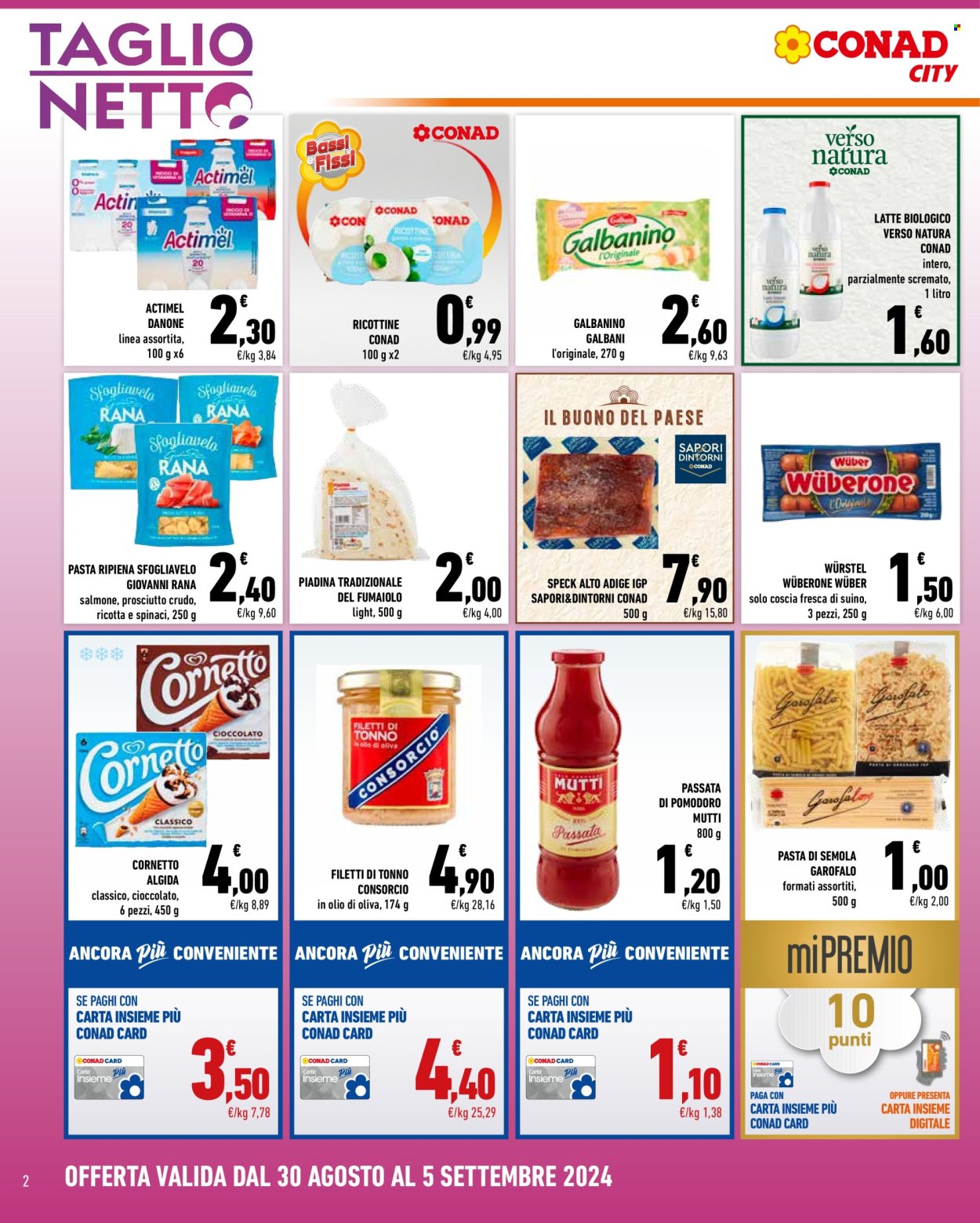 Volantino Conad City - 30/8/2024 - 5/9/2024. Pagina 2