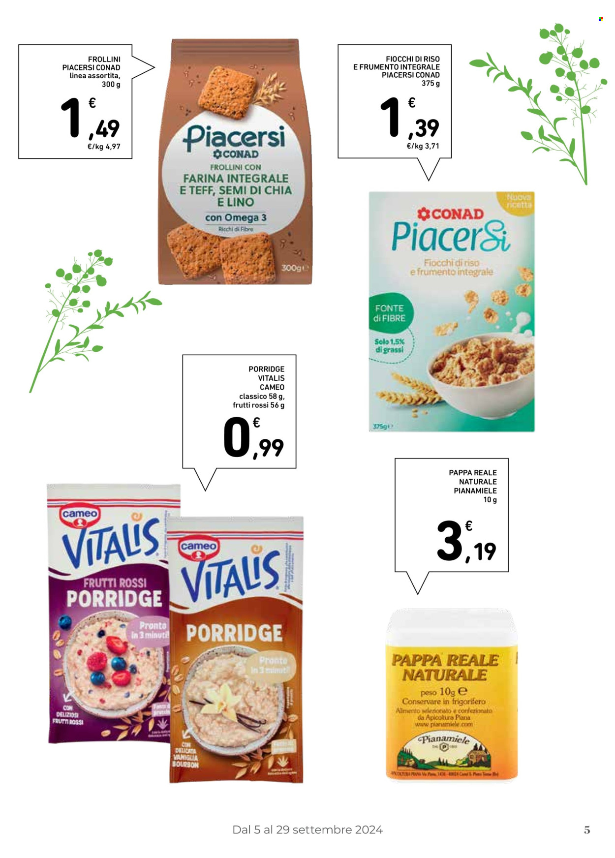 Volantino Conad - 5/9/2024 - 29/9/2024. Pagina 5