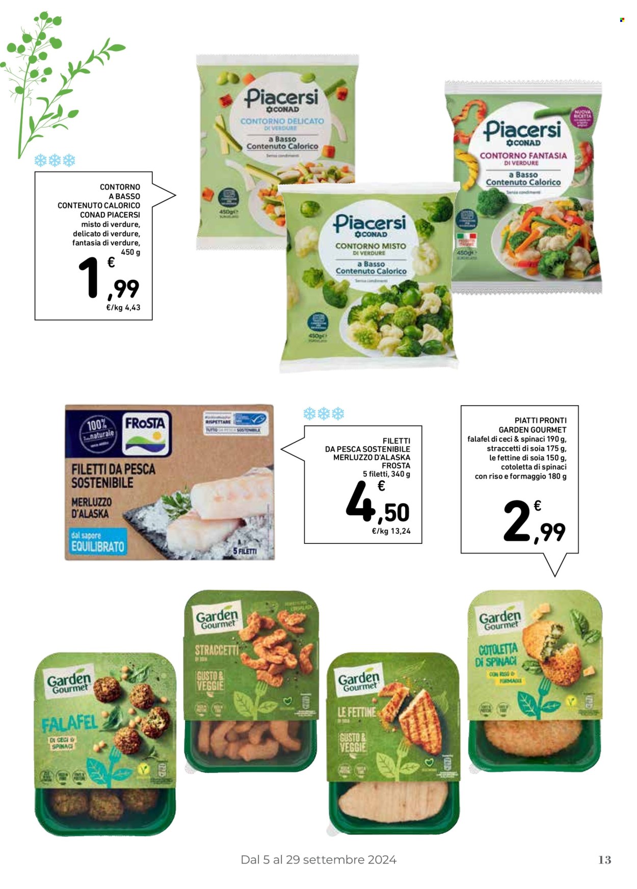 Volantino Conad - 5/9/2024 - 29/9/2024. Pagina 13