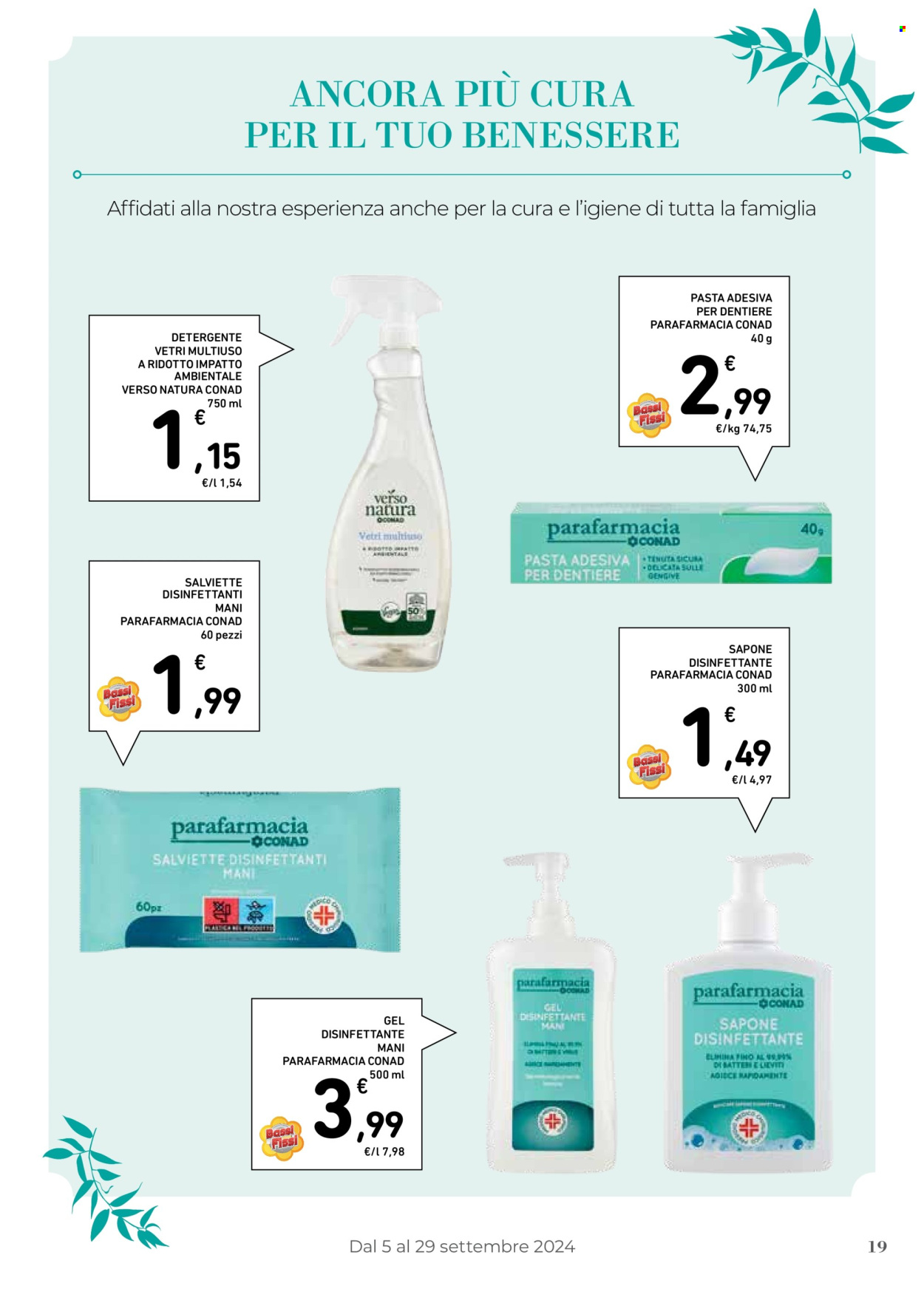 Volantino Conad - 5/9/2024 - 29/9/2024. Pagina 19
