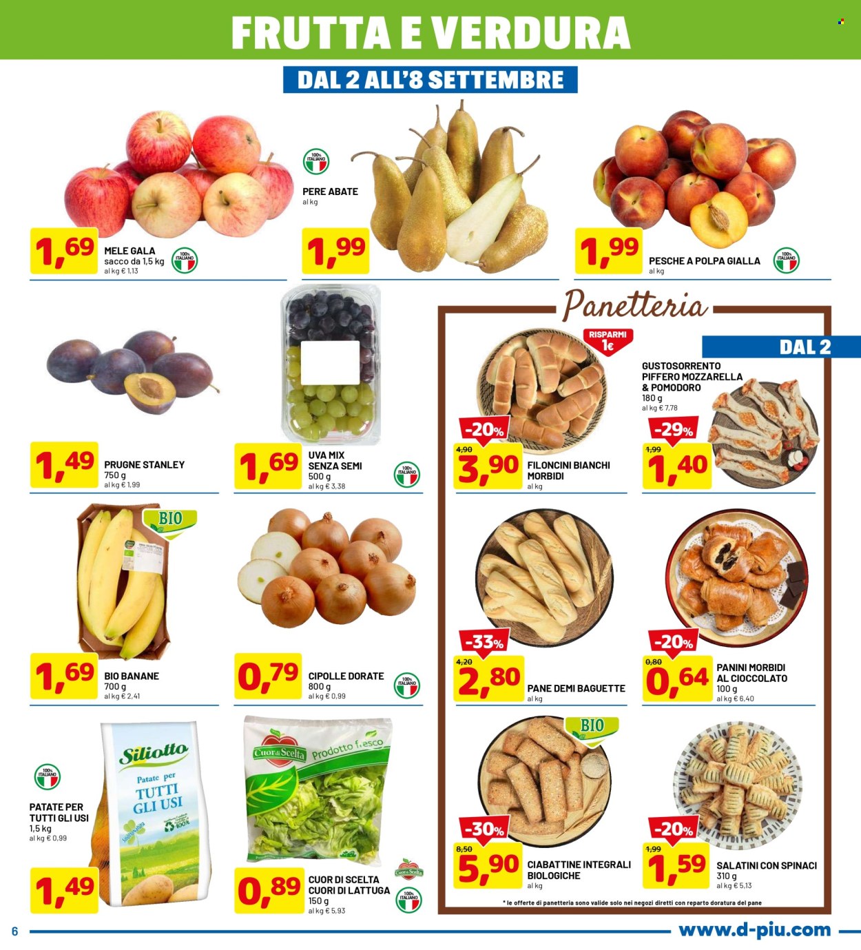 Volantino Dpiù - 2/9/2024 - 15/9/2024. Pagina 6