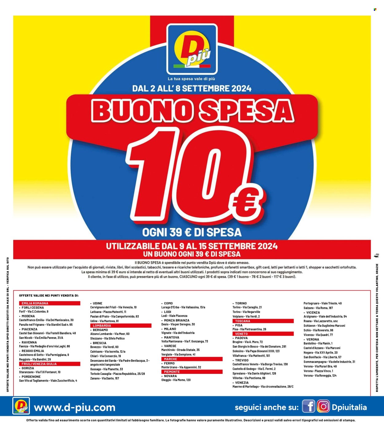 Leták Dpiù - 2.9.2024 - 15.9.2024. Strana 20