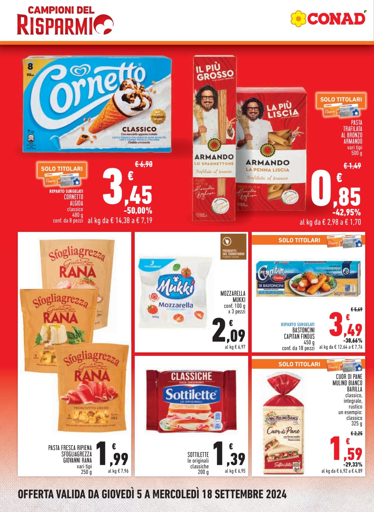 Volantino Margherita Conad - 5/9/2024 - 18/9/2024. Pagina 2