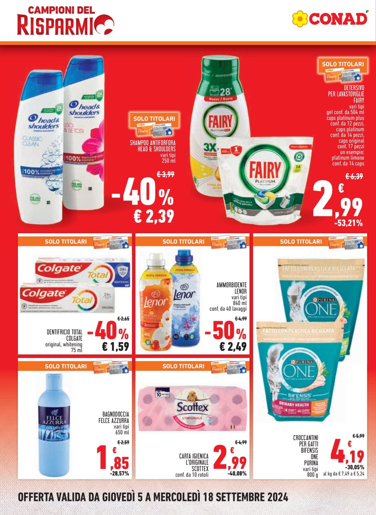 Volantino Margherita Conad - 5/9/2024 - 18/9/2024. Pagina 4
