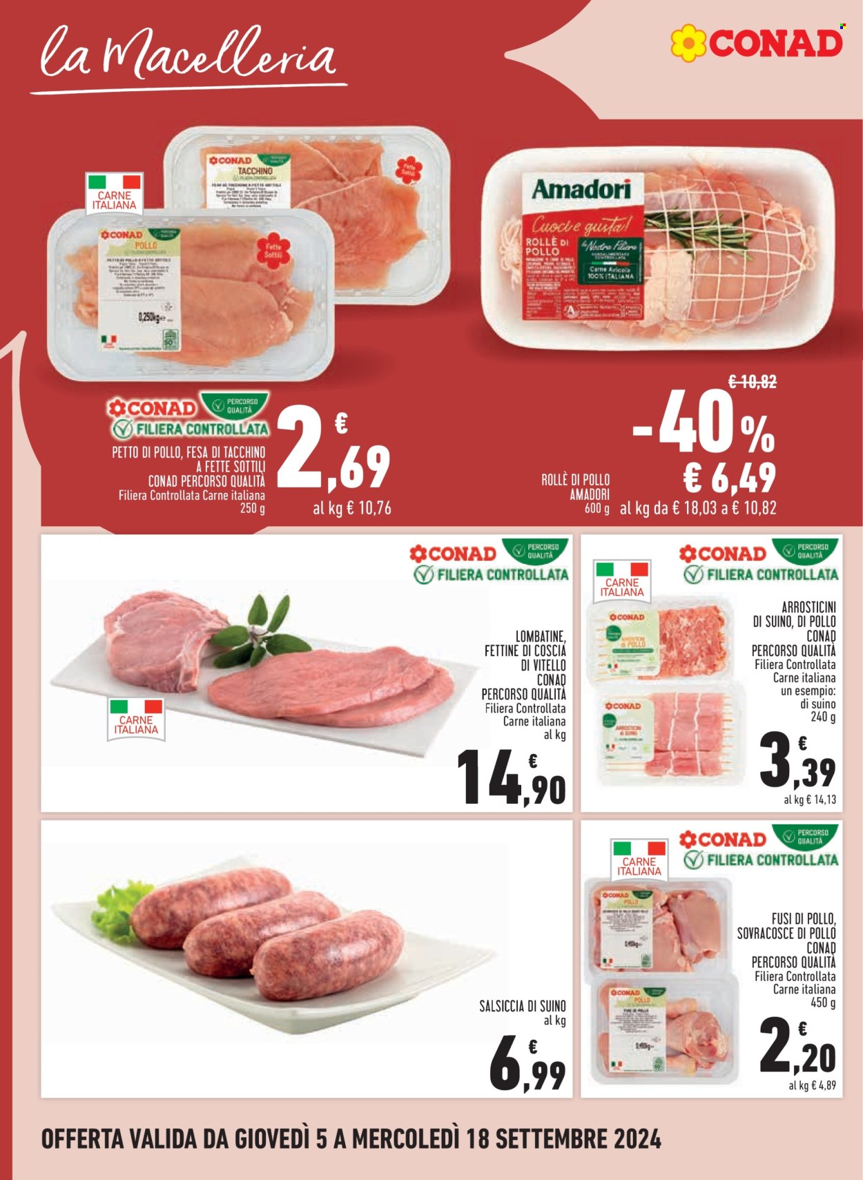Volantino Margherita Conad - 5/9/2024 - 18/9/2024. Pagina 6