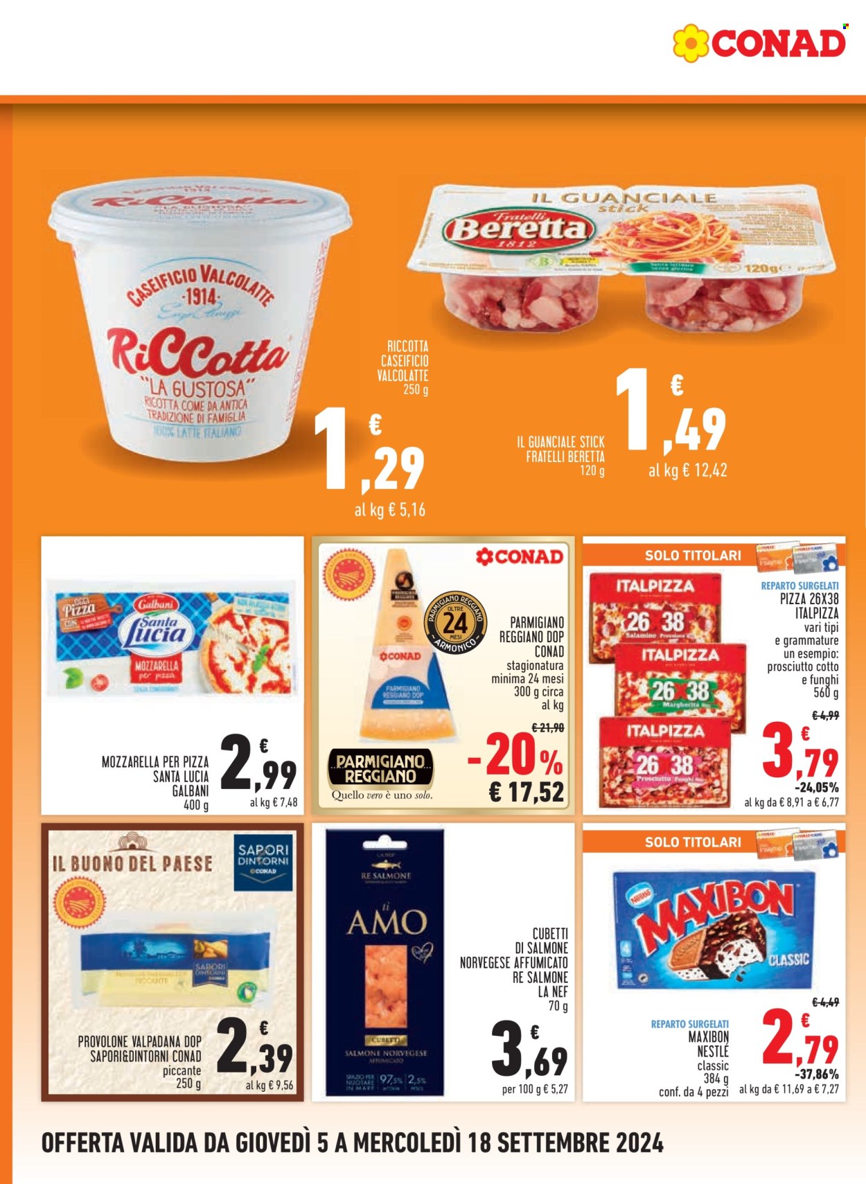 Volantino Margherita Conad - 5/9/2024 - 18/9/2024. Pagina 10