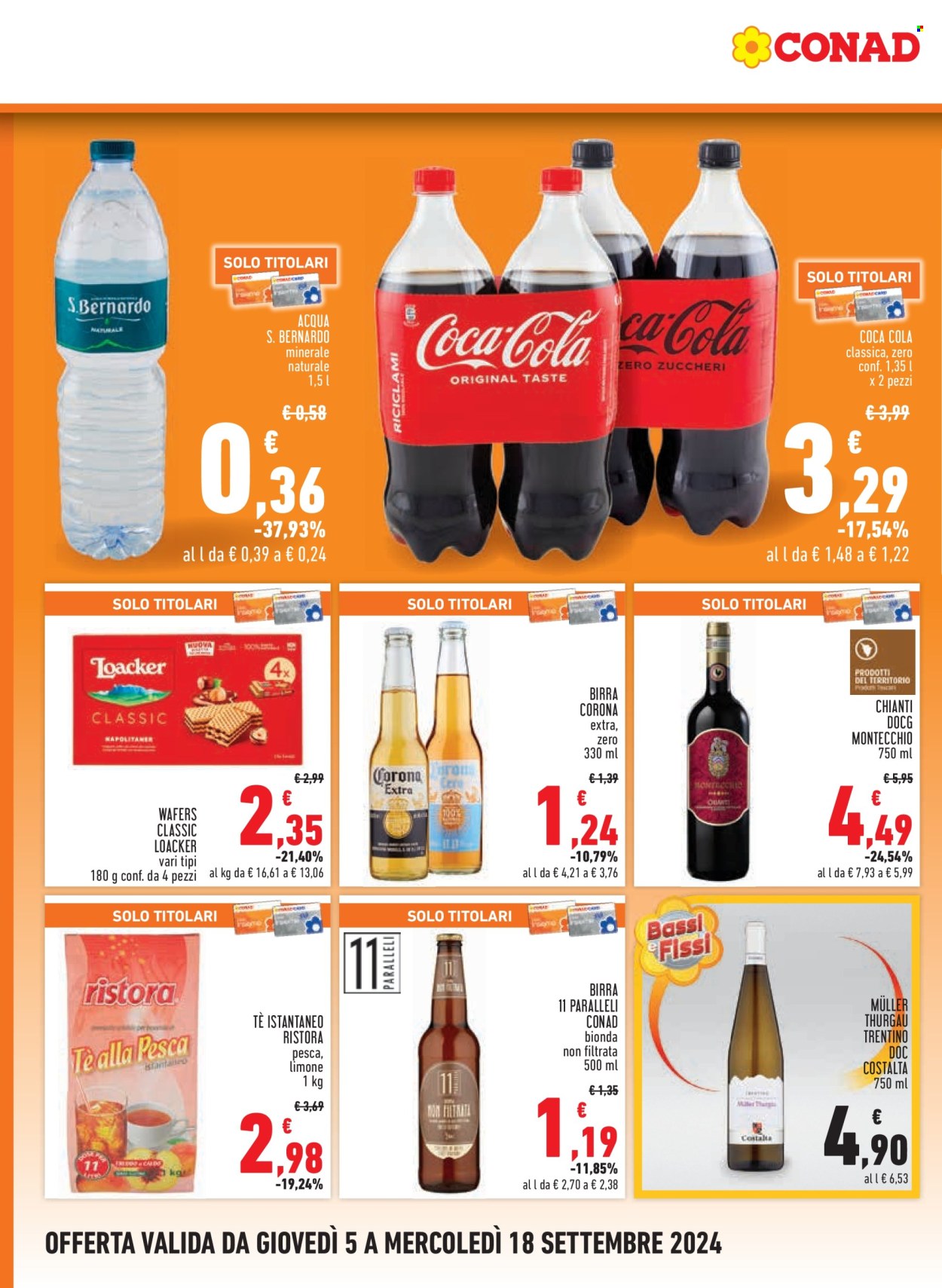 Leták Margherita Conad - 5.9.2024 - 18.9.2024. Strana 16