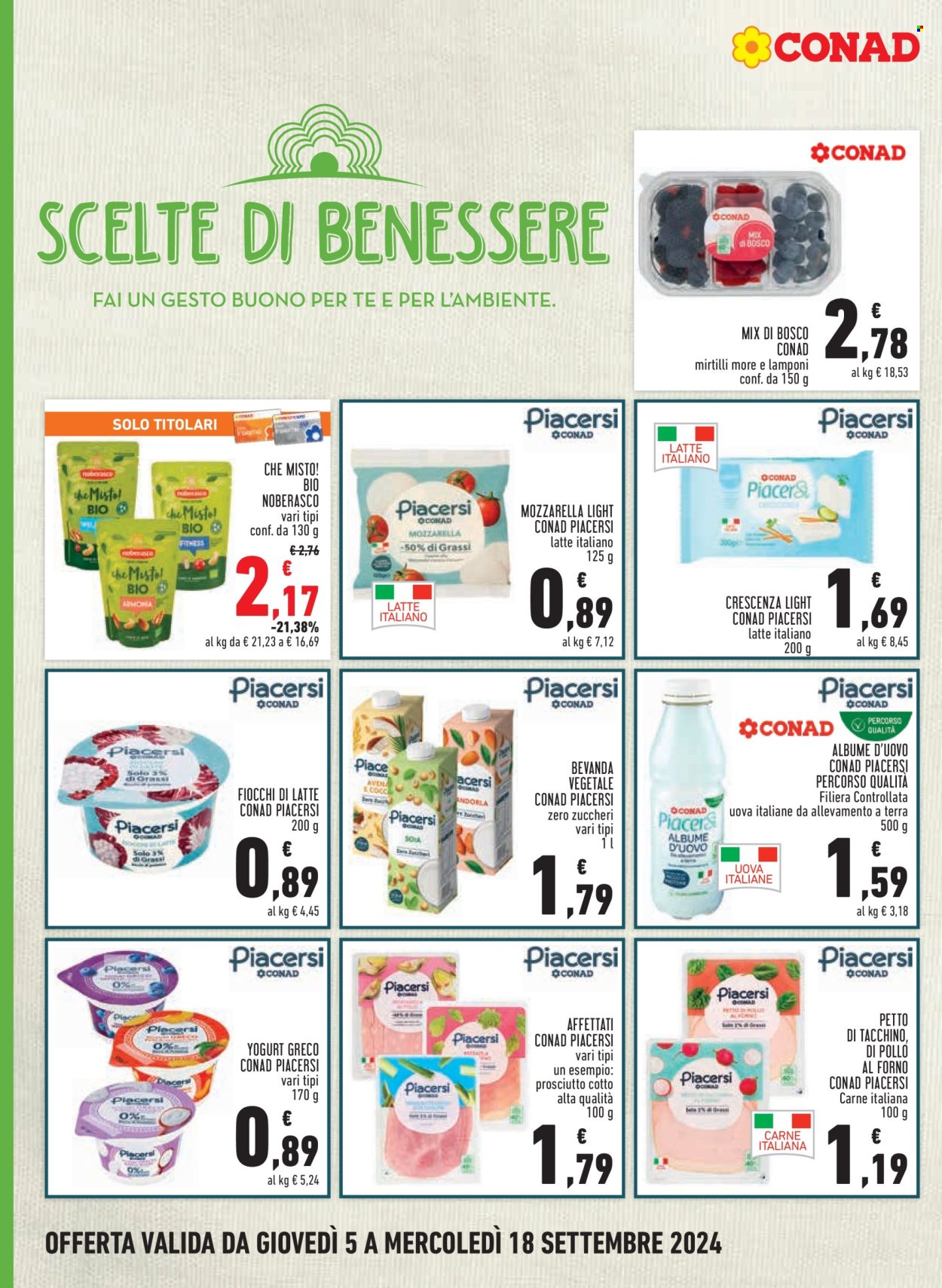 Leták Margherita Conad - 5.9.2024 - 18.9.2024. Strana 18