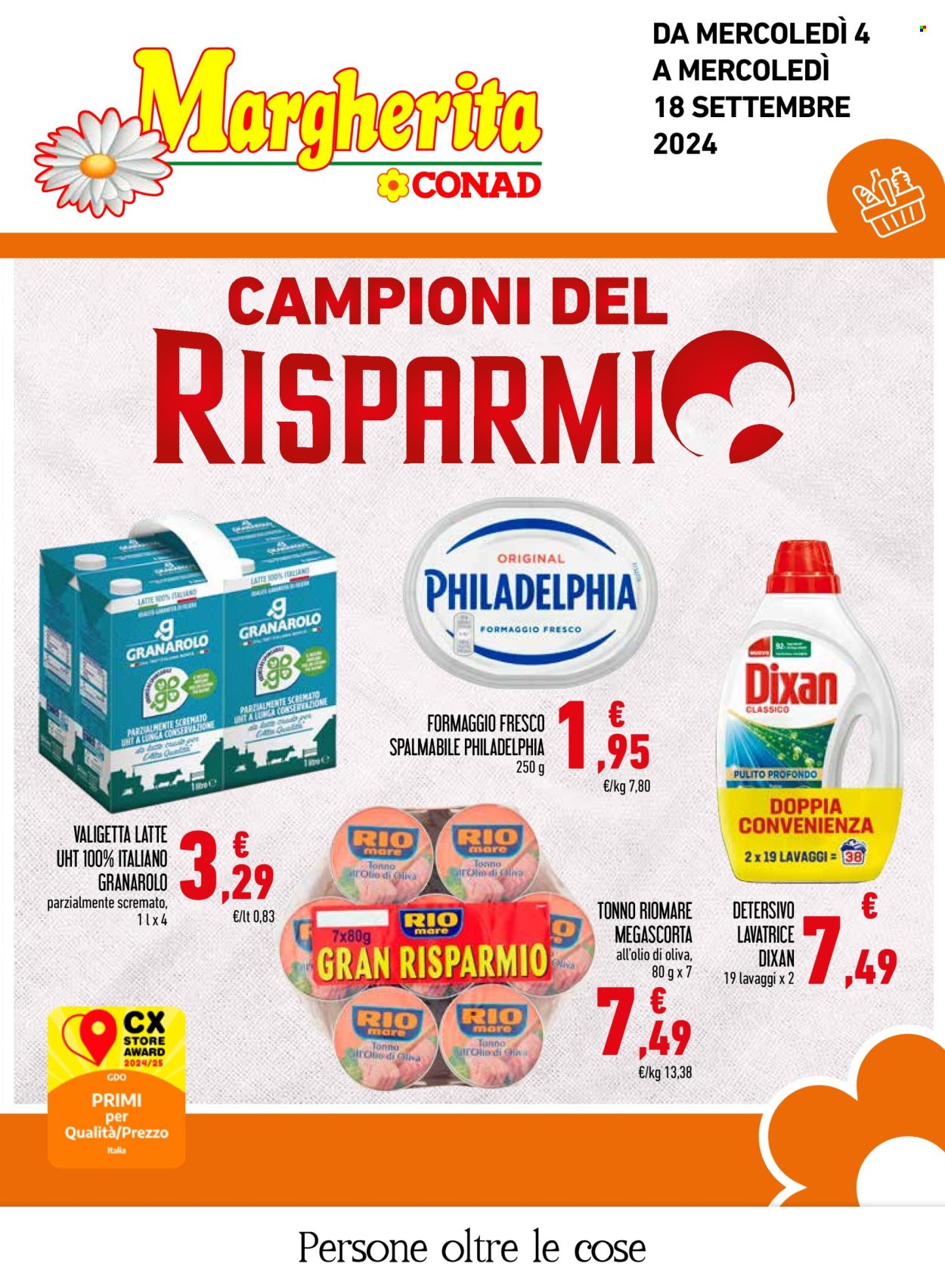 Leták Margherita Conad - 4.9.2024 - 18.9.2024. Strana 1