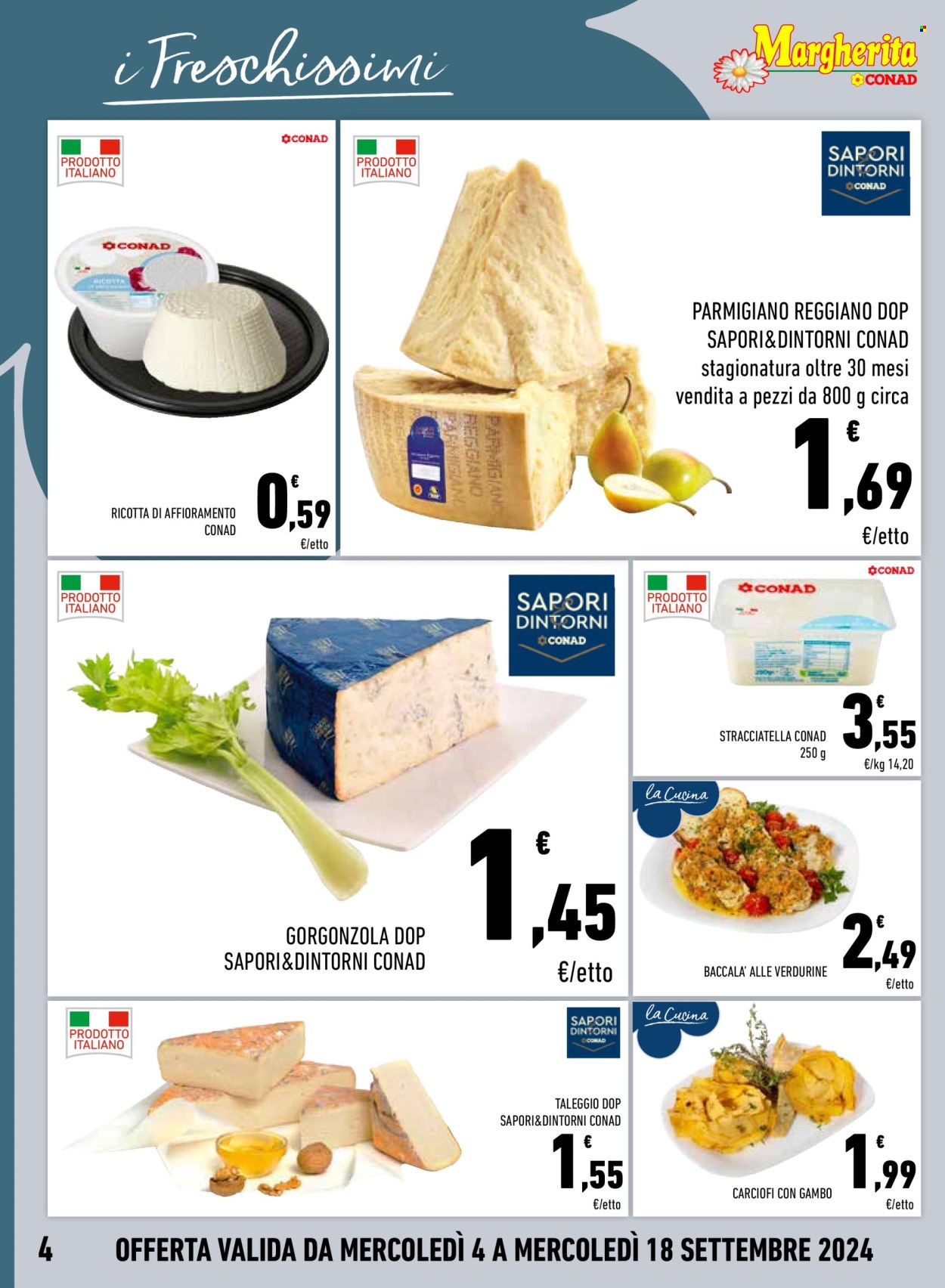 Volantino Margherita Conad - 4/9/2024 - 18/9/2024. Pagina 4