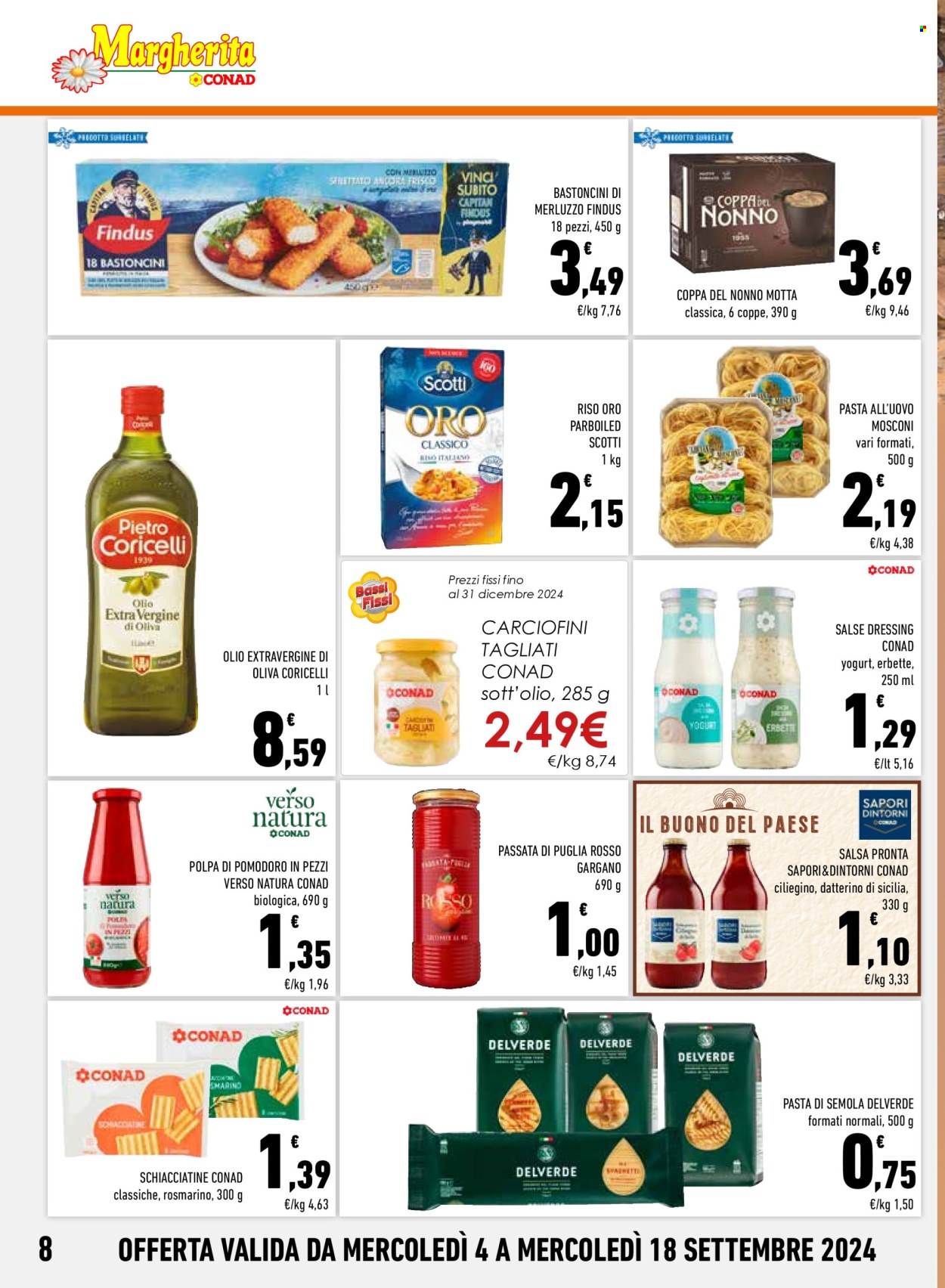 Volantino Margherita Conad - 4/9/2024 - 18/9/2024. Pagina 8