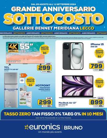 Volantino Euronics - 29/8/2024 - 11/9/2024.