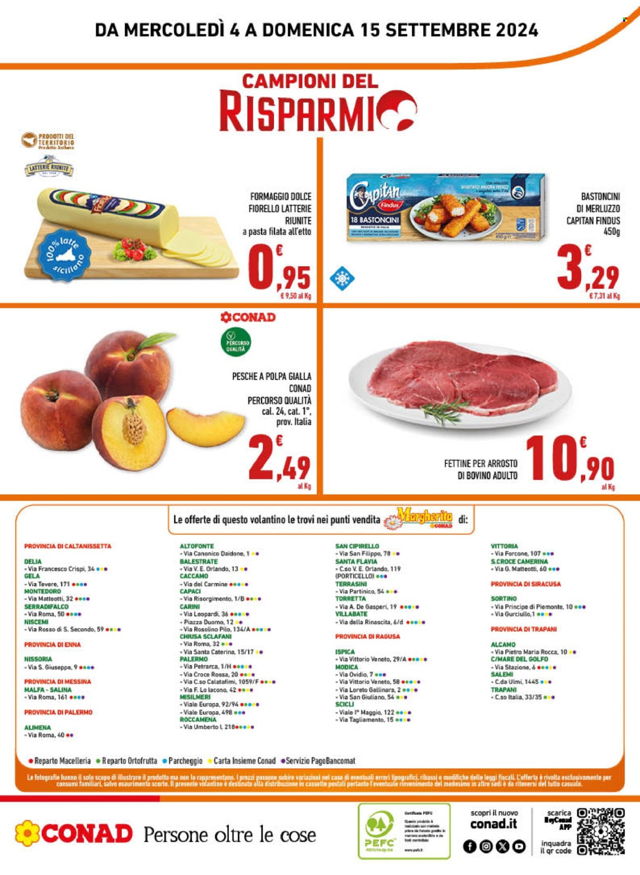 Volantino Margherita Conad - 4/9/2024 - 15/9/2024. Pagina 16