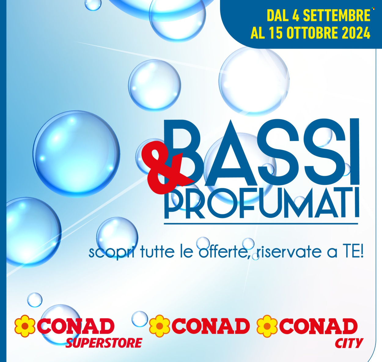 Volantino Conad - 4/9/2024 - 15/10/2024. Pagina 1