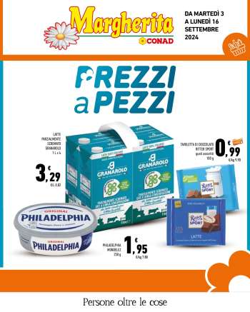 Volantino Margherita Conad - 3/9/2024 - 16/9/2024.