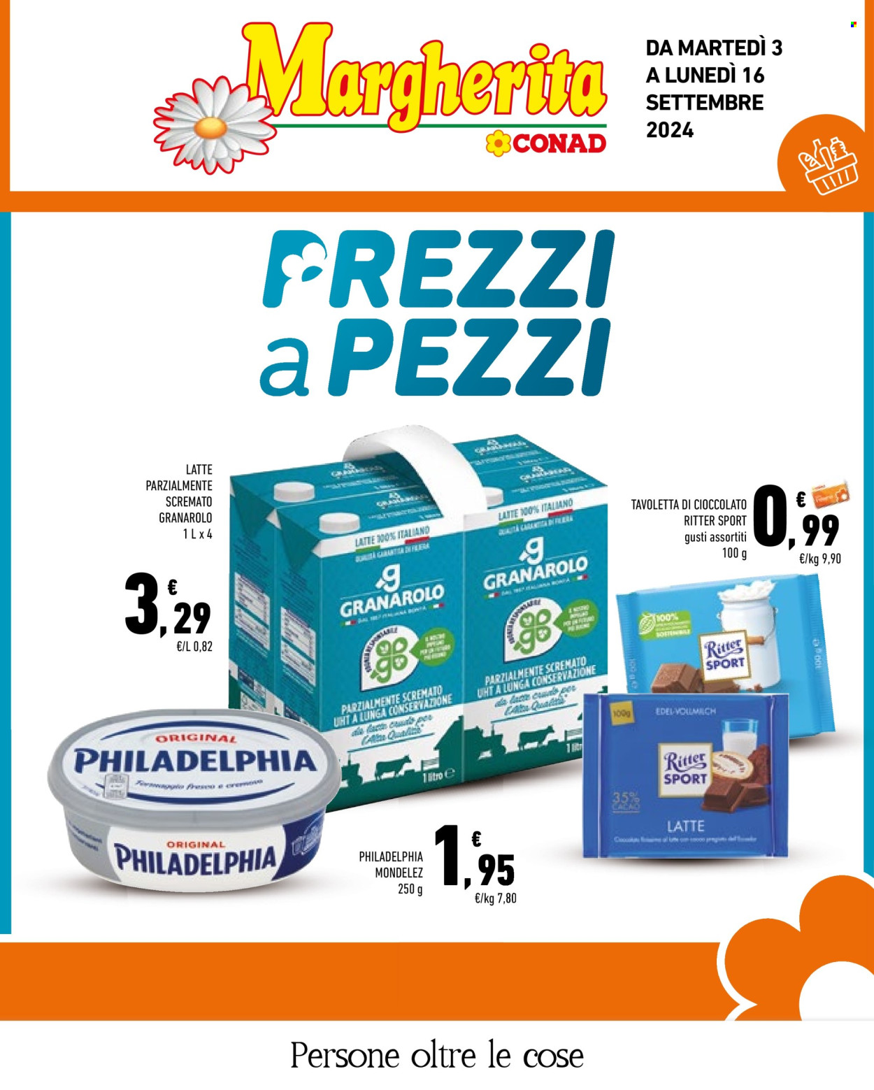 Leták Margherita Conad - 3.9.2024 - 16.9.2024. Strana 1