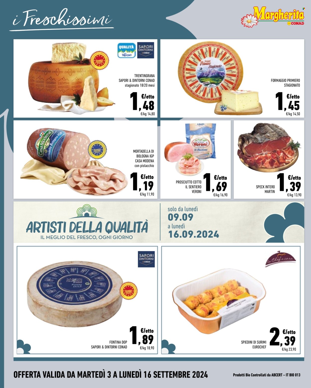 Leták Margherita Conad - 3.9.2024 - 16.9.2024. Strana 6