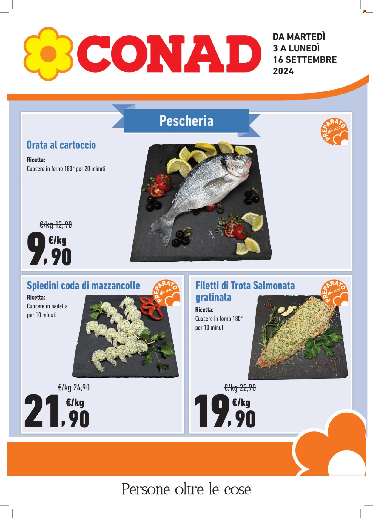 Leták Conad - 3.9.2024 - 16.9.2024. Strana 1