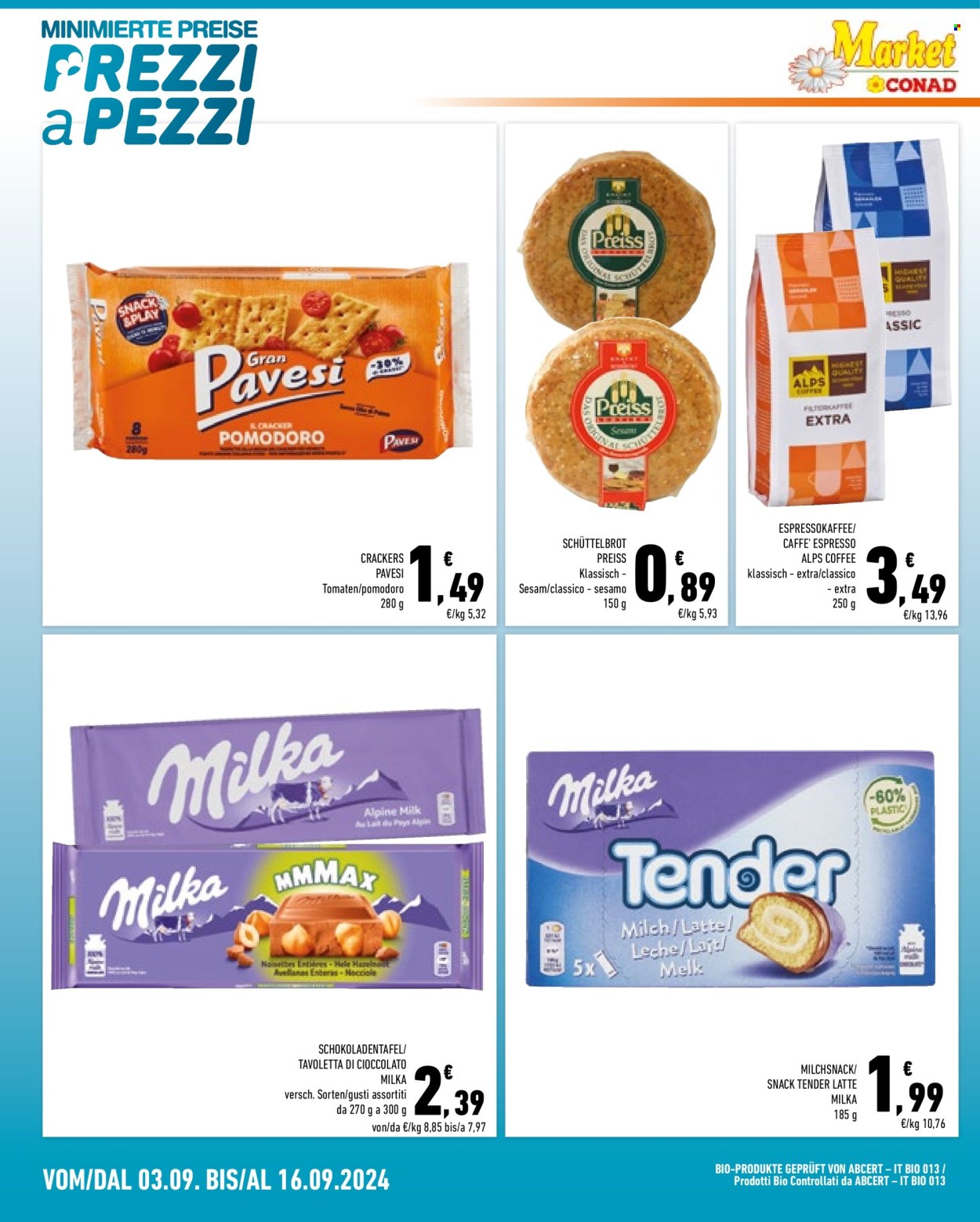 Volantino Market Conad - 3/9/2024 - 16/9/2024. Pagina 8