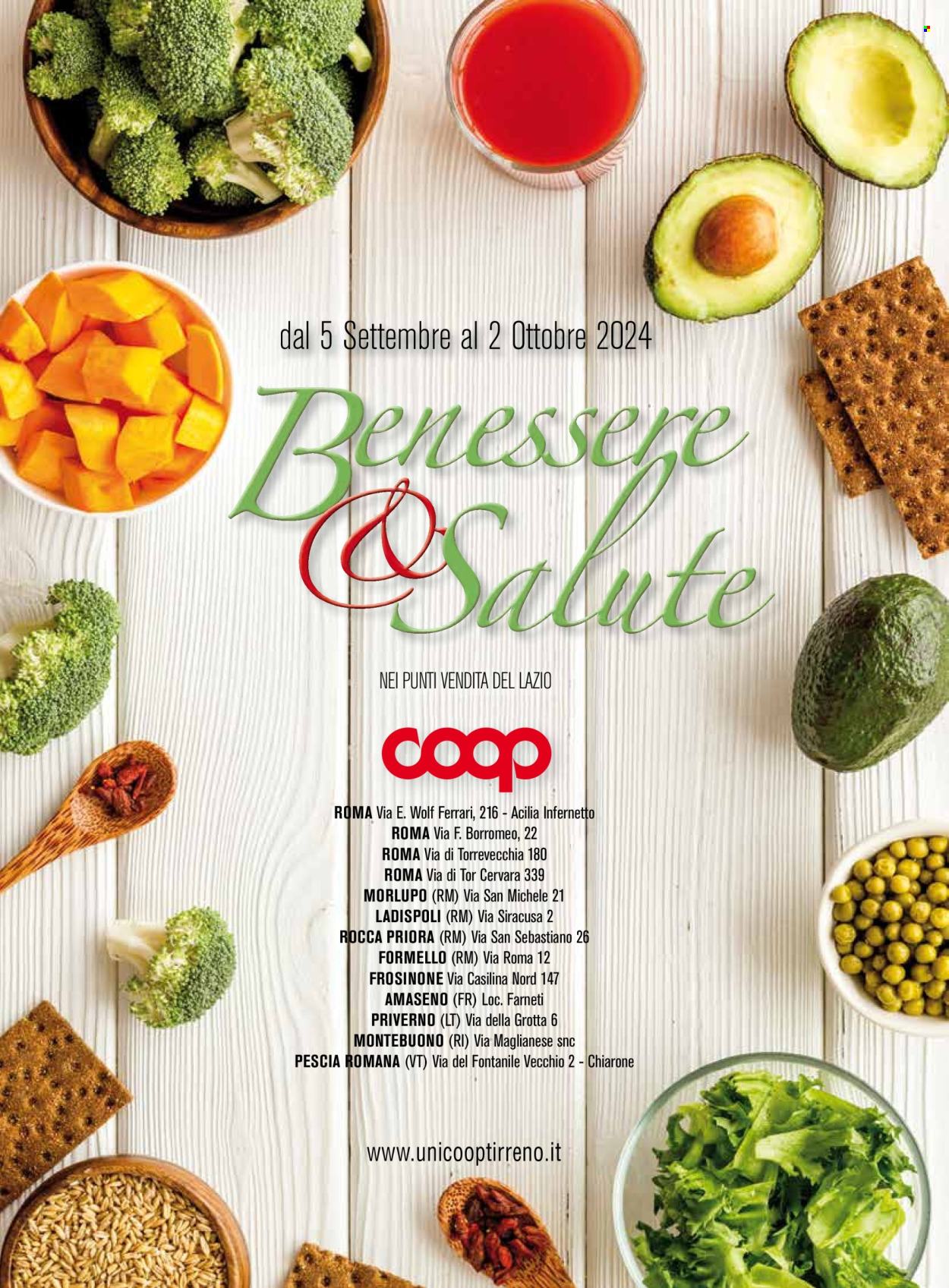 Leták Coop - 5.9.2024 - 2.10.2024. Strana 1