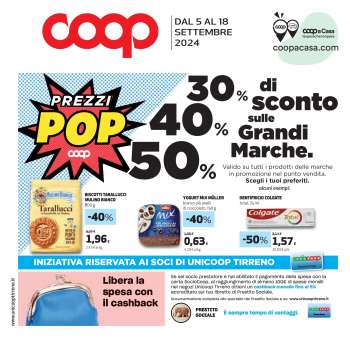 Volantino Coop - 5/9/2024 - 18/9/2024.