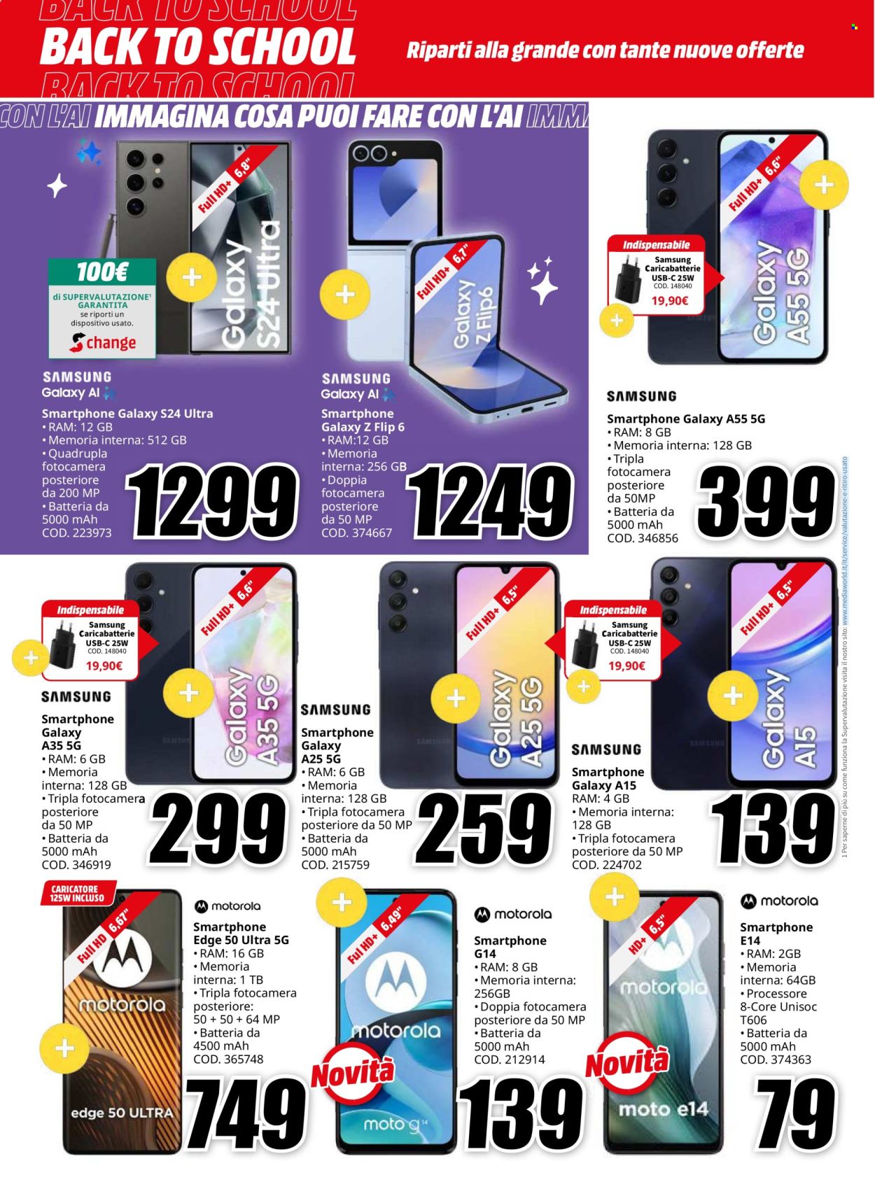 Volantino MediaWorld - 2/9/2024 - 15/9/2024. Pagina 18
