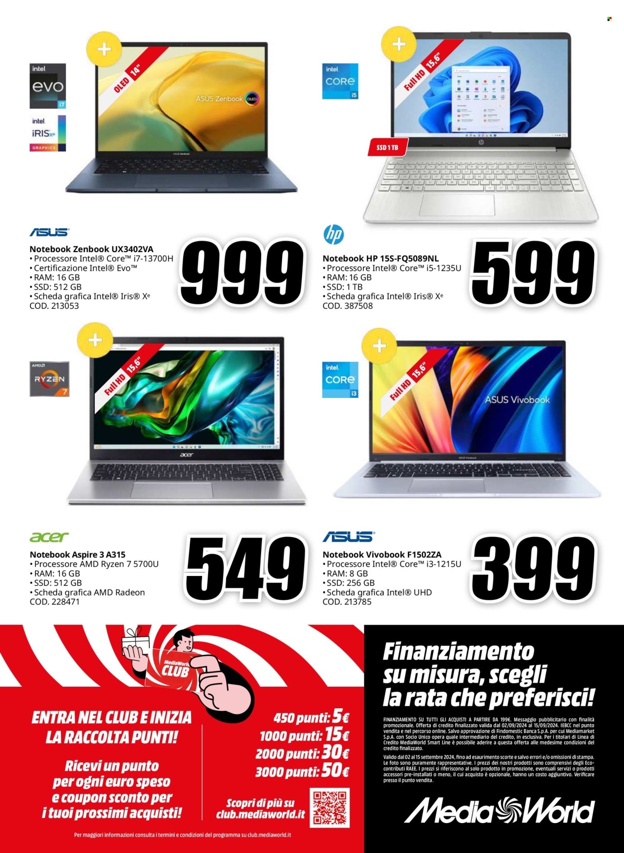 Volantino MediaWorld - 2/9/2024 - 15/9/2024. Pagina 28