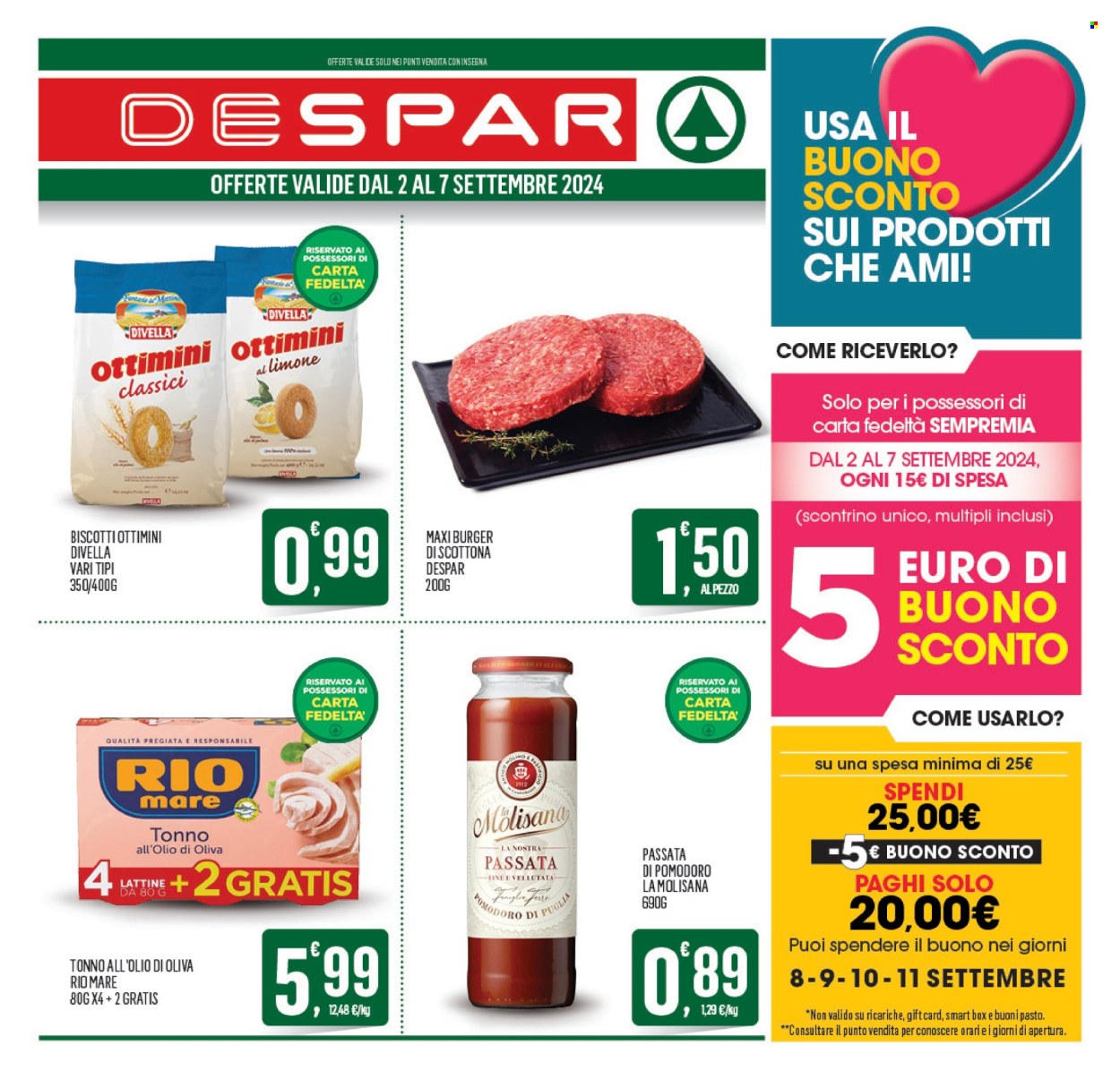 Volantino Despar - 2/9/2024 - 7/9/2024. Pagina 1