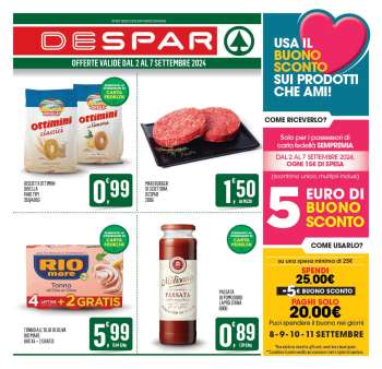 Volantino Despar - 2/9/2024 - 7/9/2024.