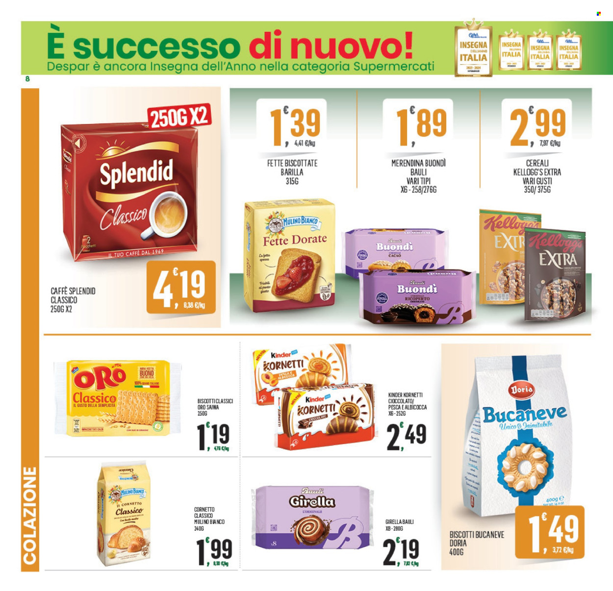 Volantino Despar - 2/9/2024 - 7/9/2024. Pagina 8