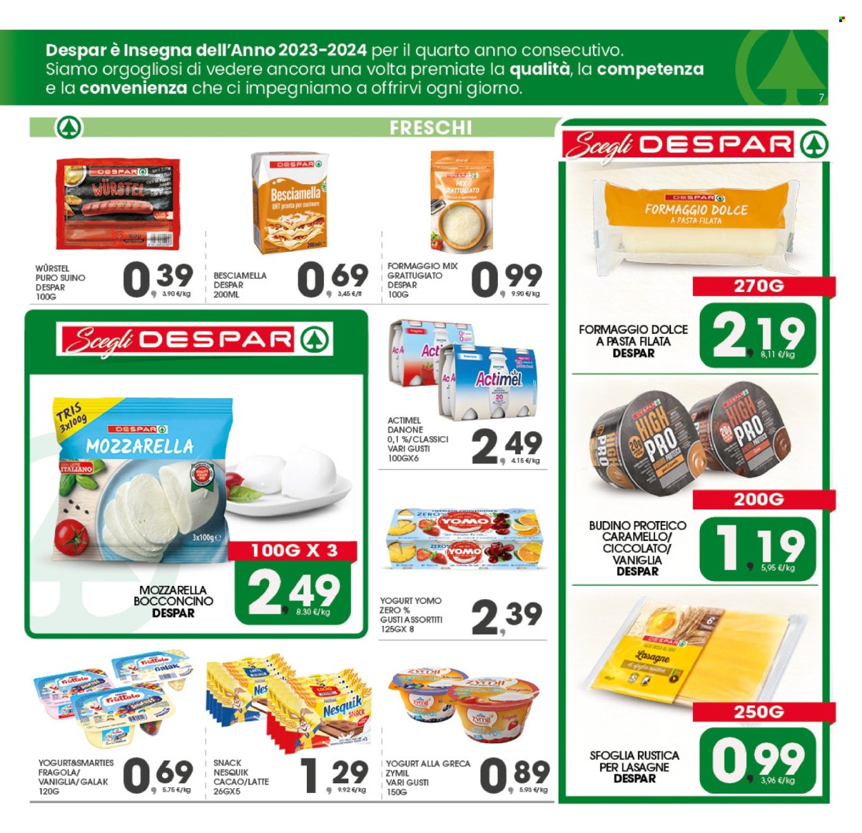 Leták Eurospar - 2.9.2024 - 7.9.2024. Strana 7