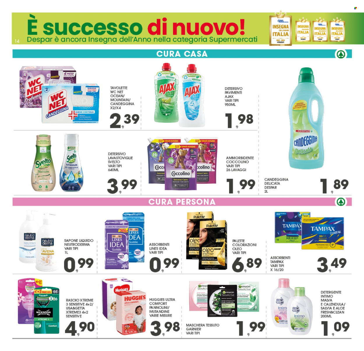 Volantino Eurospar - 2/9/2024 - 7/9/2024. Pagina 14