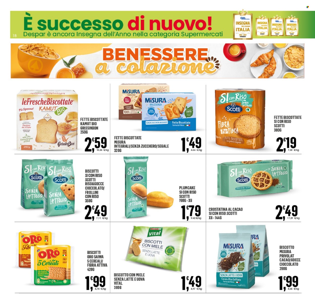 Volantino Eurospar - 2/9/2024 - 7/9/2024. Pagina 18