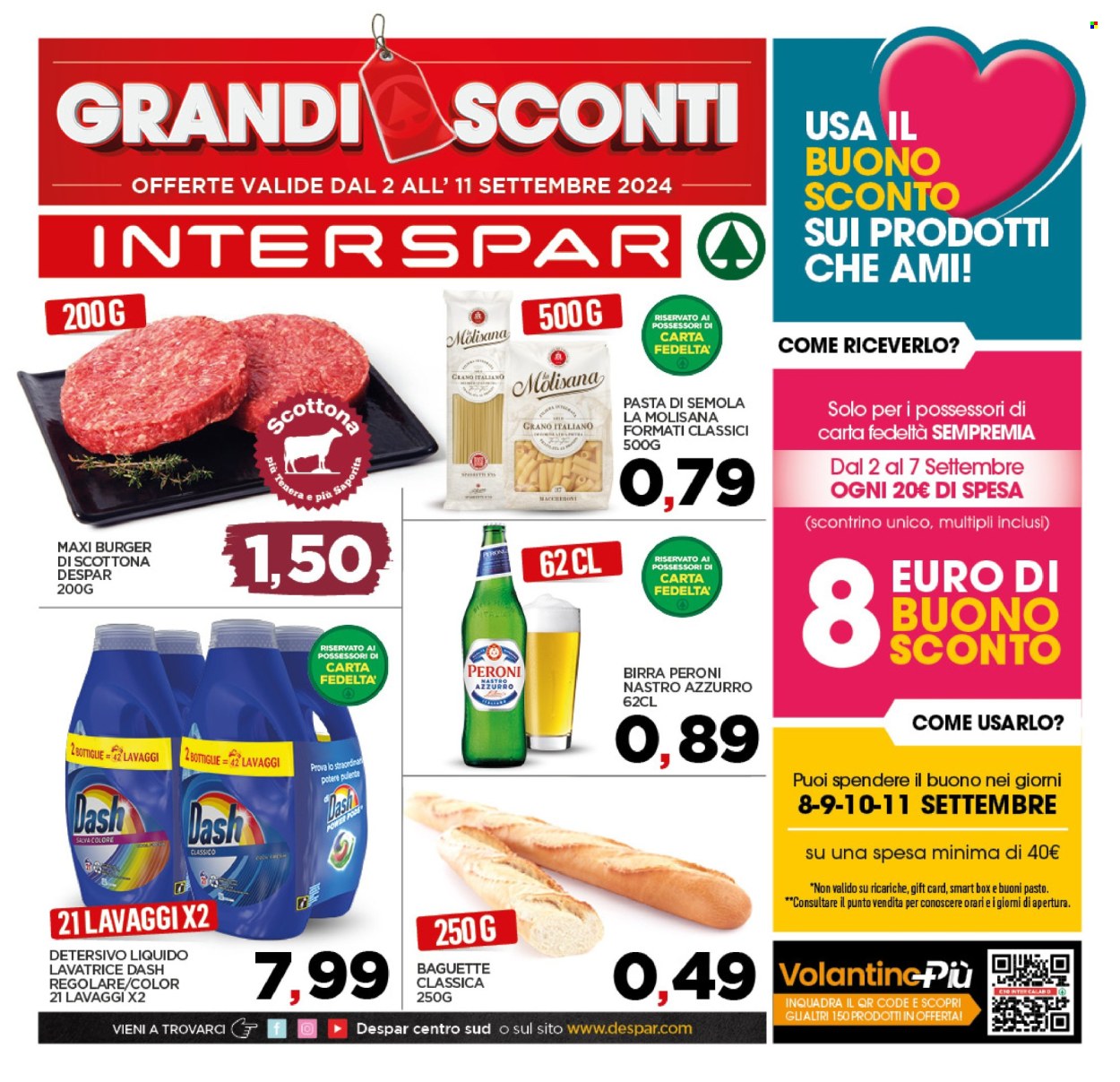 Volantino Interspar - 2/9/2024 - 11/9/2024. Pagina 1