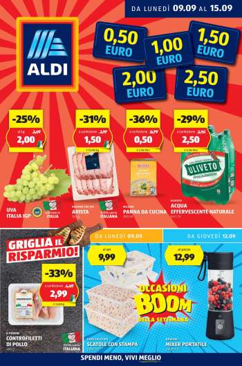 Volantino Aldi - 9/9/2024 - 14/9/2024.