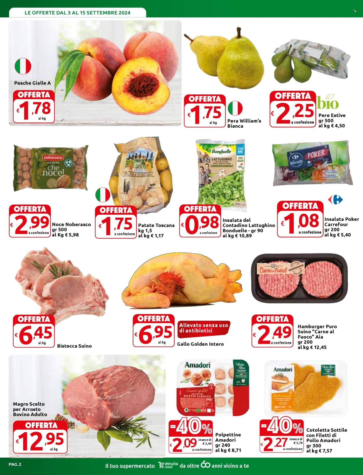 Volantino Carrefour - 3/9/2024 - 15/9/2024. Pagina 2
