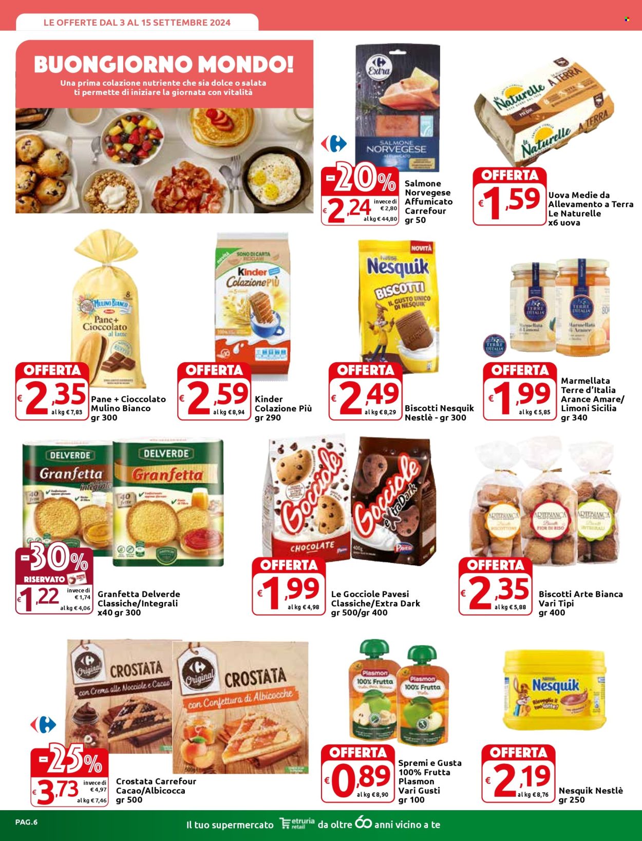 Volantino Carrefour - 3/9/2024 - 15/9/2024. Pagina 6