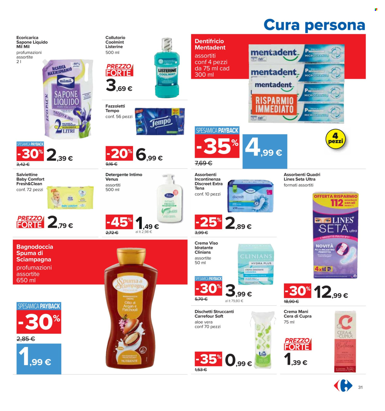 Volantino Carrefour - 6/9/2024 - 15/9/2024. Pagina 31