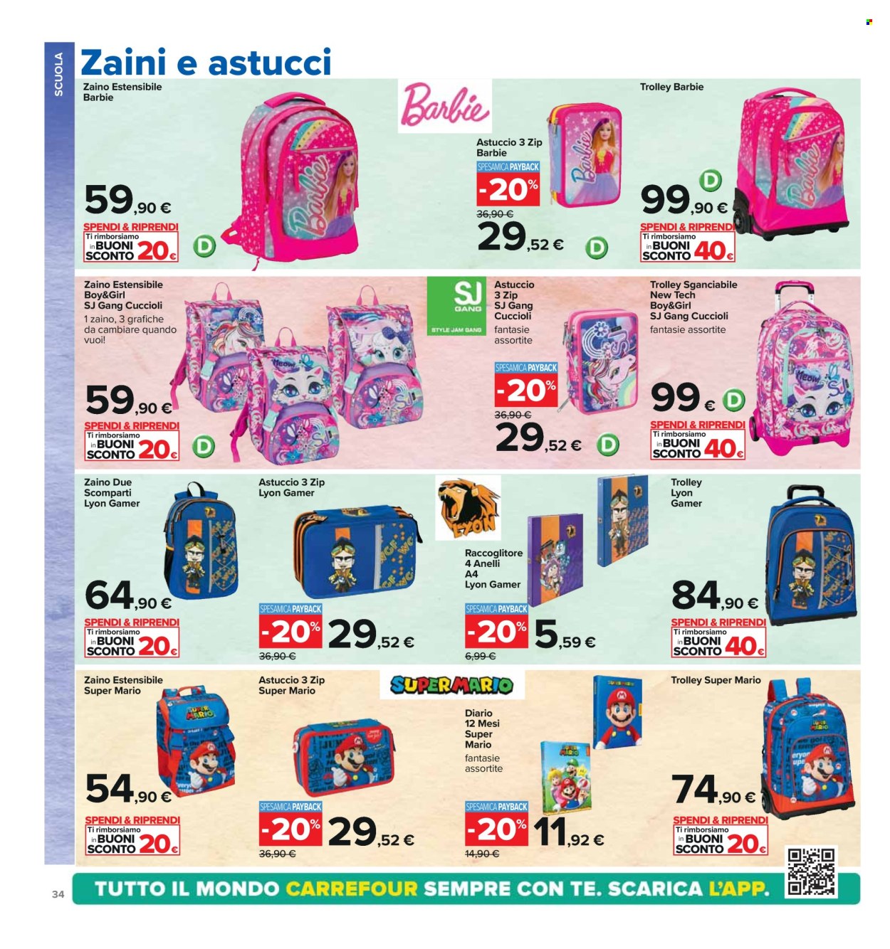 Volantino Carrefour - 6/9/2024 - 15/9/2024. Pagina 34