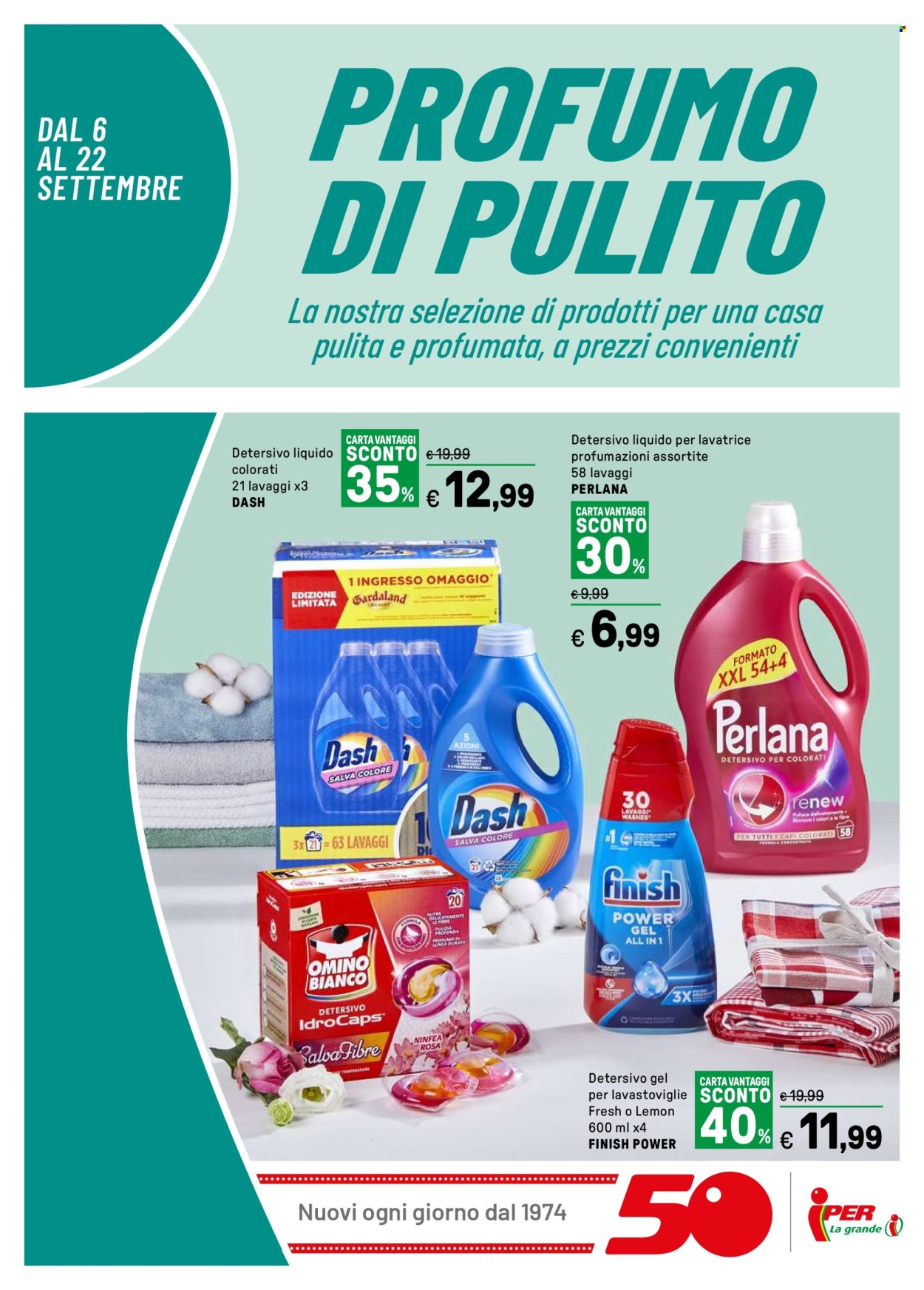Volantino Iper, La grande i - 6/9/2024 - 22/9/2024. Pagina 1